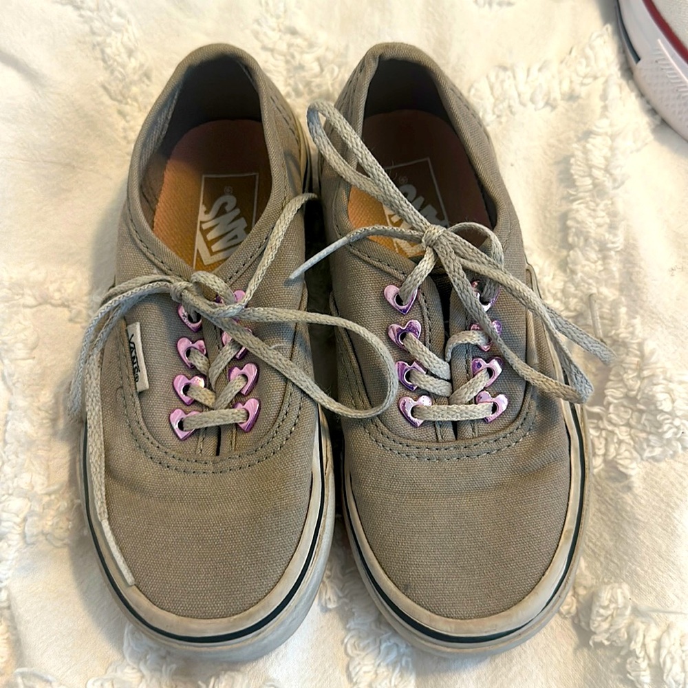 Vans gray low top